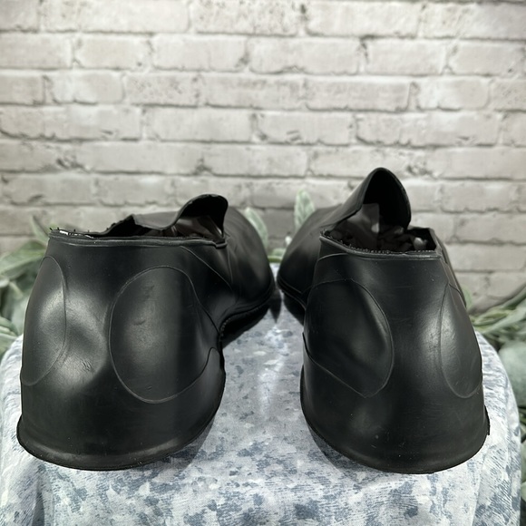 Tingly Black Rubber Over-Shoe Dress Shoe Galoshes Men’s Extra Large❄️VGUC❄️ - Picture 5 of 10